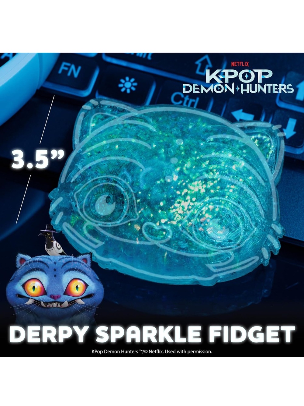 Slimy Gloop Gelli Gels - Blue Glitter-Derpy